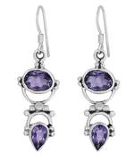 Purple Amethyst   Earrings