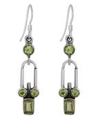 Green Peridot   Earrings