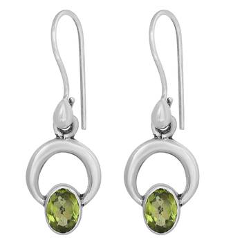 Green Peridot   Earrings 1