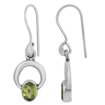 Green Peridot   Earrings 2