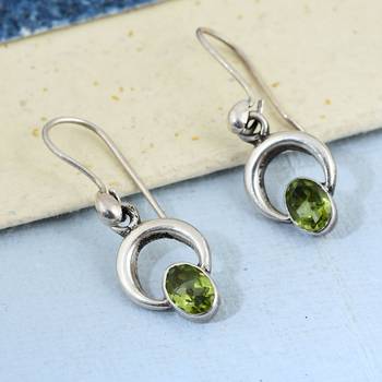 Green Peridot   Earrings 3