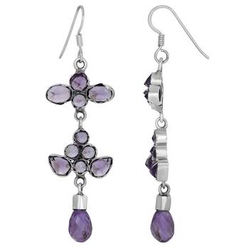 Purple Amethyst   Earrings 2