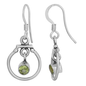 Green Peridot   Earrings 2