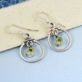 Green Peridot   Earrings 3