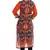 Orange Georgette Digital Printed Kurti