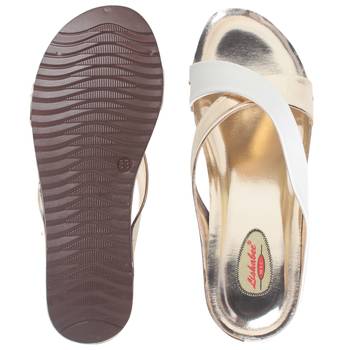 Women white Synthetic Sandal 5