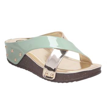 Women Green Synthetic Sandal 1