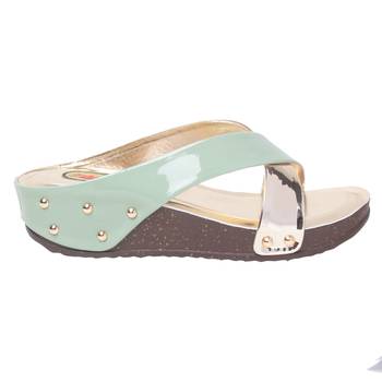 Women Green Synthetic Sandal 2