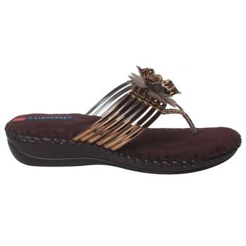 Women Copper Synthetic Sandal 2