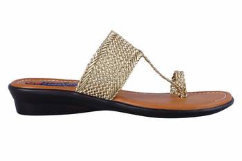 stylish fancy Gold Heel Sandals For women 2