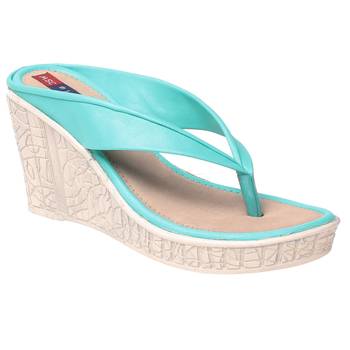 women's Green  Wedges 1