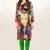 Multi Colour Georgette Full Sleeves Kurti