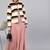 Pink Round Neck Maxi Dress