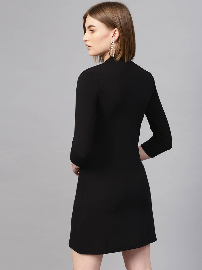 dress black strapless Alina Chiffon Mini – Beginning Boutique Dress Ideas For A lace applique Color:Mulberry