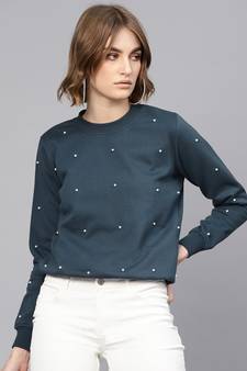 Teal Pearl Sweatshirt