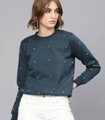 Teal Pearl Sweatshirt