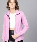 Lavender Zipper Sweatshirt