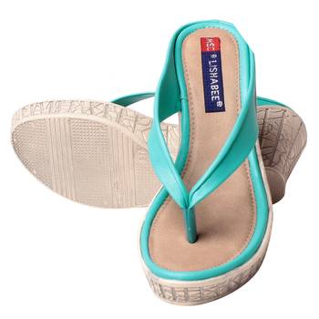 women's Green  Wedges 5