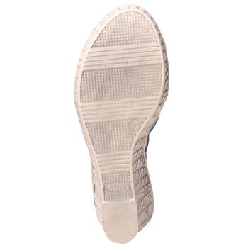 women's Blue  Wedges 4
