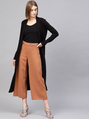 Black Rib Longline Shrug 1