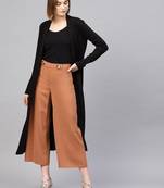 Black Rib Longline Shrug