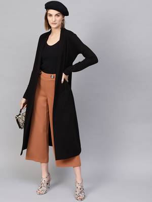 Black Rib Longline Shrug 4