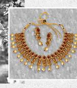 Red ruby   necklace-sets