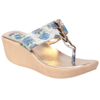 women's Blue  Pump 1