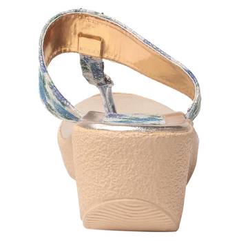 women's Blue  Pump 3