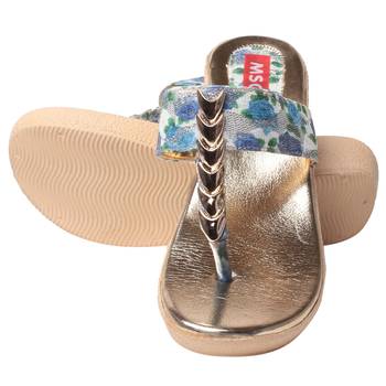 women's Blue  Pump 5