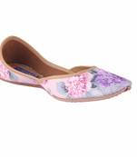 Women Multi Leather  slip on jutis