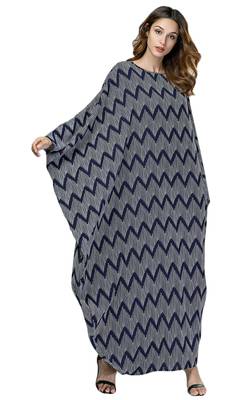 Beach Wear Bat Wing Style Printed Kaftan For Women 3
