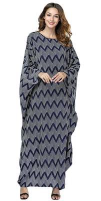 Beach Wear Bat Wing Style Printed Kaftan For Women 4