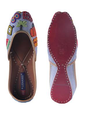 muiti colour slip on Juttis 5
