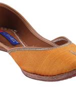 orange  slip on jutis