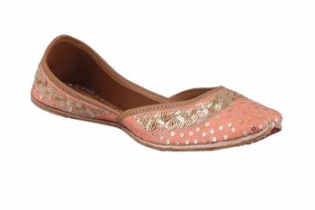 MSC-Women orange  slip on jutis  1