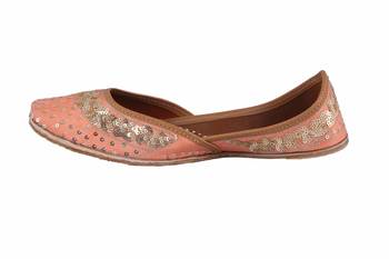 MSC-Women orange  slip on jutis  3