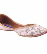 Women pink  slip on jutis
