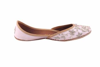 Women pink  slip on jutis 2