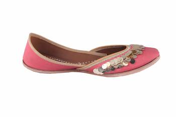 Women Pink  slip on jutis 2