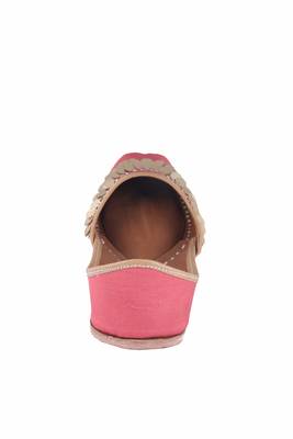 Women Pink  slip on jutis 4
