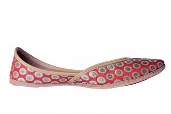  Red slip on  Juttis 2