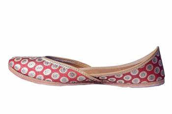  Red slip on  Juttis 3