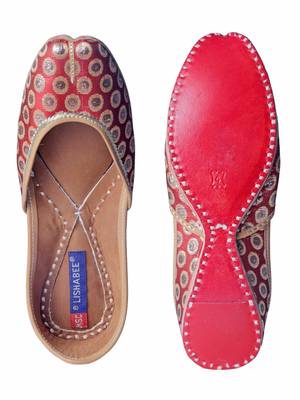 Red slip on  Juttis 5