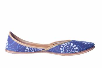  Hand printed slip on  Juttis 2