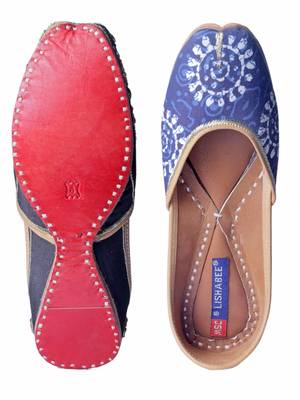  Hand printed slip on  Juttis 5