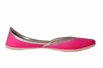 Solid printed Genuine fabric slip on Jutis 2