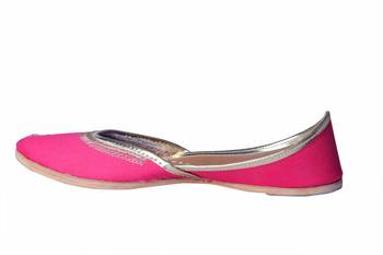 Solid printed Genuine fabric slip on Jutis 3