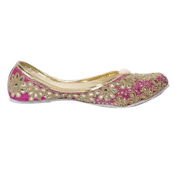 Women Synthetic Pink juties 2