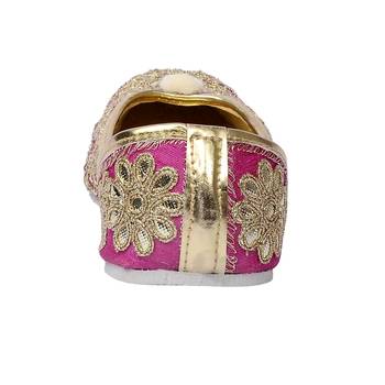 Women Synthetic Pink juties 4